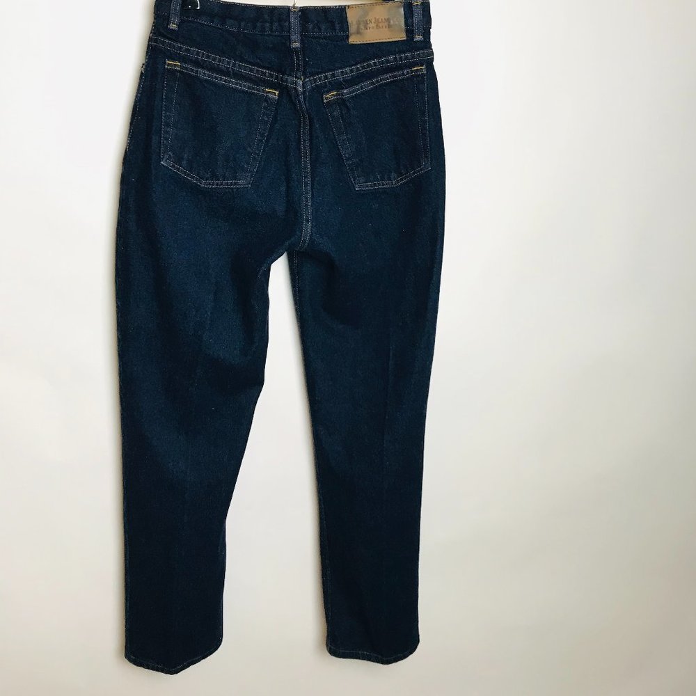 Lauren Ralph Lauren Women's High Rise Jeans - Dark Blue